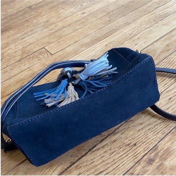 Rebecca Minkoff Blue Tassel Crossbody Bag - Picture 7 of 14